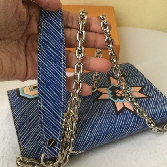 Louis Vuitton Epi Denim Leather Mini Chain Bag - Picture 5 of 8